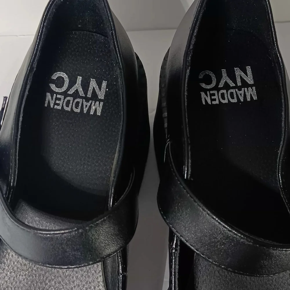 Modern NYC Black Platform Mary Janes - Picture 2 of 5